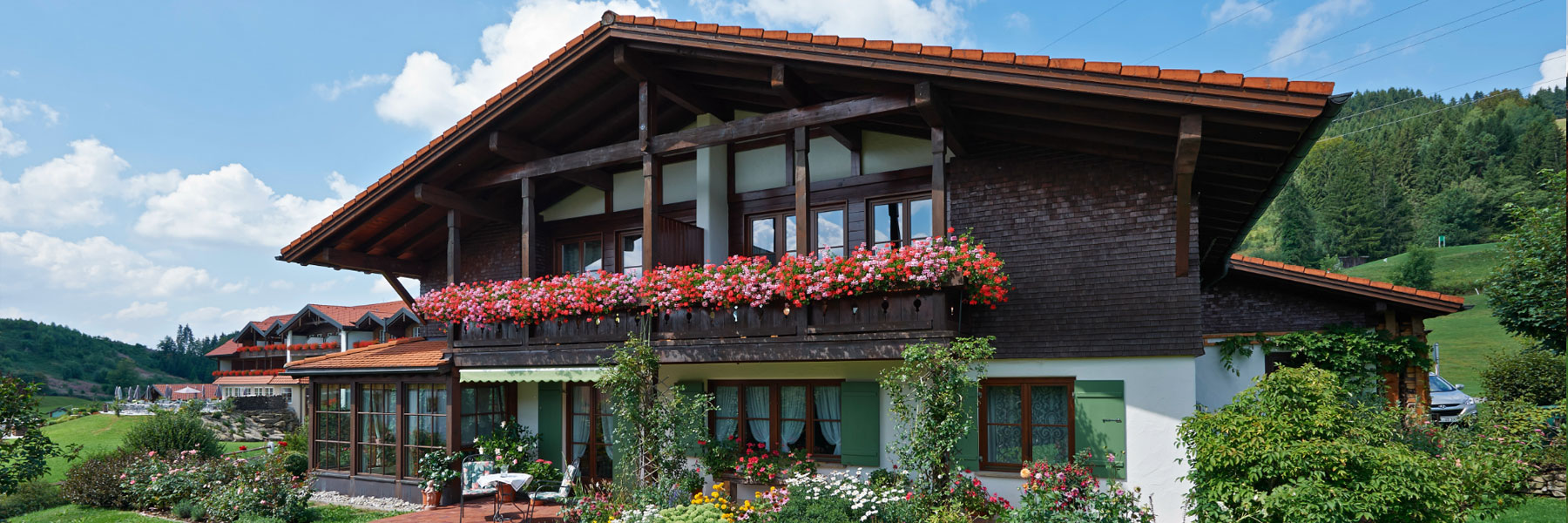 Helle Ferienwohnung bei der Pension Wagner Böck in Oberstaufen